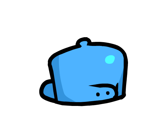 ShooterPals Launch Collection Item #29: Blue Backwards Hat (Character Skin)