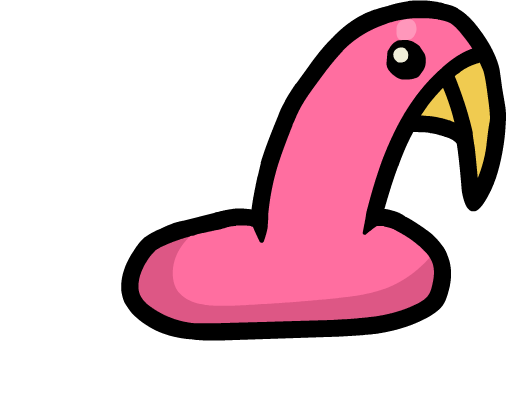 ShooterPals Launch Collection Item #49: Flamingo Hat (Character Skin)