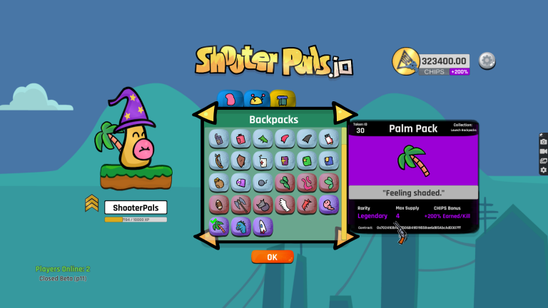 ShooterPals NFT Character Customization